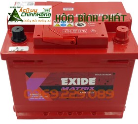 Bình Ắc Quy EXIDE DIN62L 12V-62Ah