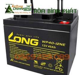 ẮC QUY LONG 12V-40Ah, (WP40-12E; WP40-12NE)
